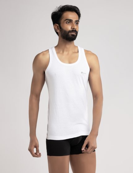 Men's Cotton RibX Vest #9988 - Image 5