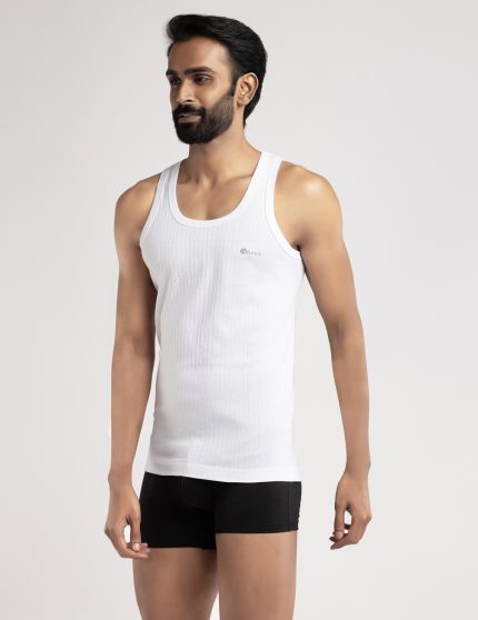 Men's Cotton RibX Vest #9988 - Image 4